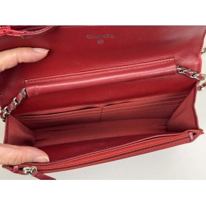 CHANEL A33814 WALLET ON CHAIN SHOULDER BAG